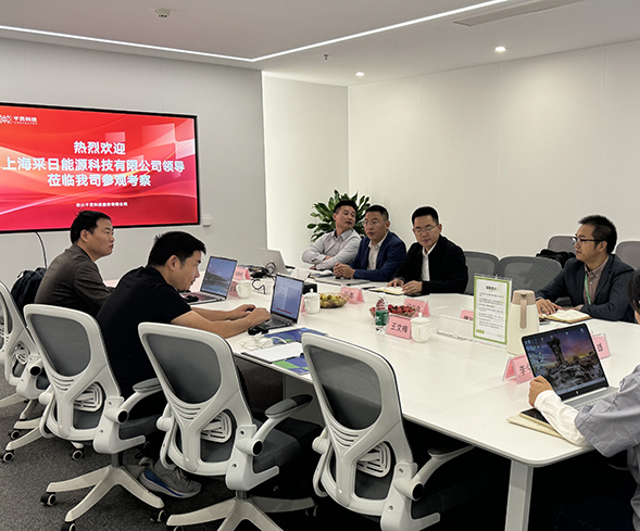 上海采日能源领导莅临388vip太阳集团科技考察储能消防合作 上海采日能源领导莅临388vip太阳集团科技考察储能消防合作